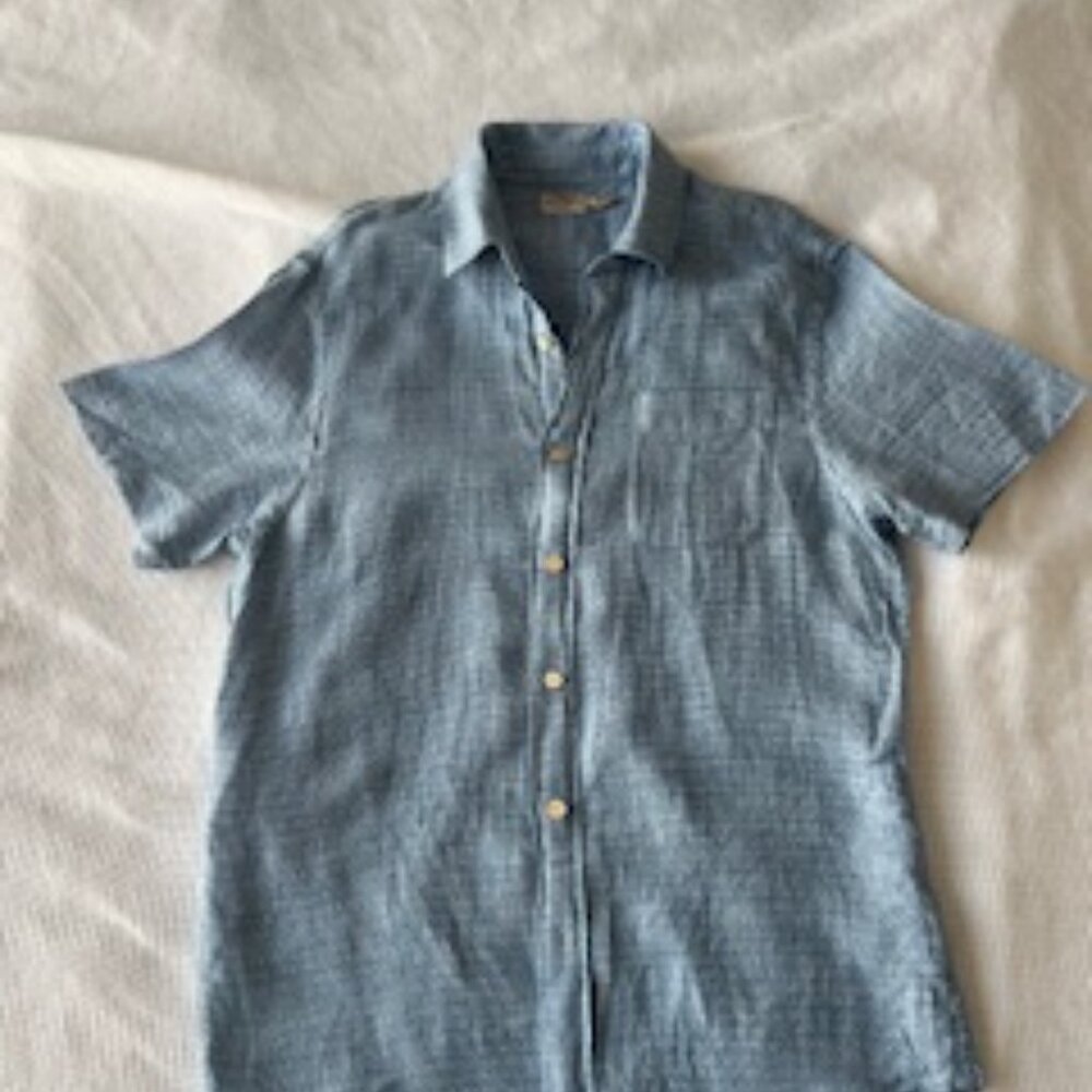 Faherty - Men's Short-Sleeve - Medium - 100% Linen - New Perfect (Without Tags)